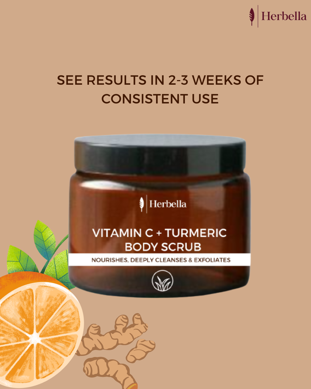 Turmeric Glow Body Scrub