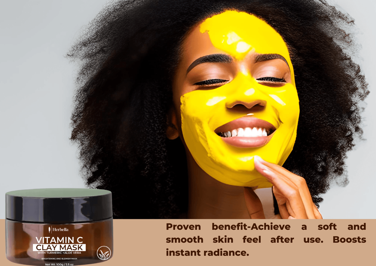 Clay Mask- Vitamin C - Herbella Organics