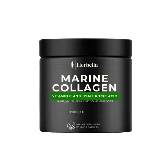 Marine Collagen Capsules with Hyaluronic Acid & Vitamin C