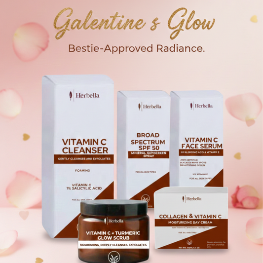 Galentine’s Glow Bundle | Herbella Natural Skincare Set