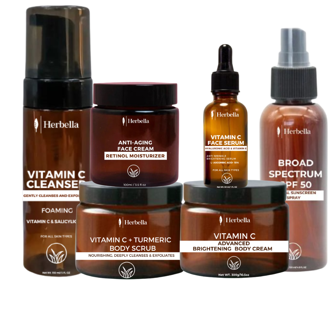 Body Care Combo – Glow From Head to Toe